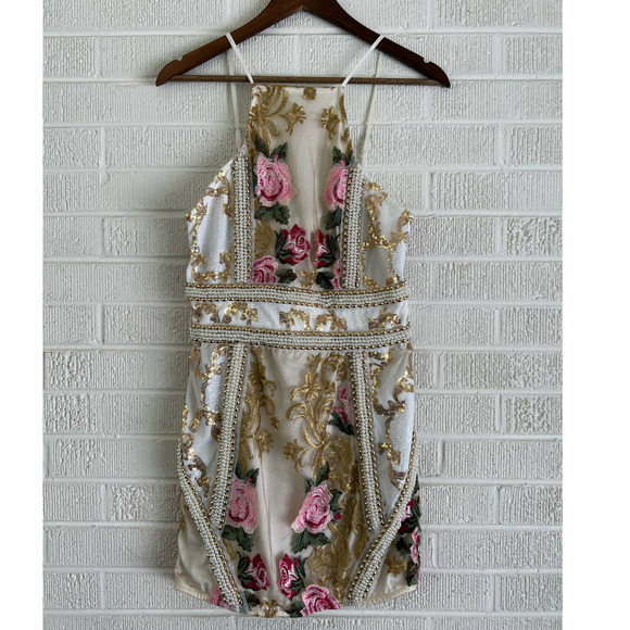 PrettyLittleThing Dresses & Skirts - Gorgeous PrettyLittleThing beaded embroidered sequin dress